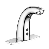 Robinet automatique à capteur HY-182AD en alliage de zinc, monocommande, pour salle de bain, cuisine, école