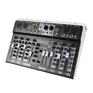 มิกเซอร์เสียงระดับมืออาชีพ 6 ช่องสัญญาณ ขนาดเล็ก สำหรับใช้งานในบ้านและการแสดงบนเวที พร้อมเอฟเฟกต์ในตัว <span class=keywords><strong>EQ</strong></span> 3 แบนด์ ระบบอัตโนมัติ บลูทูธ - Product Image 2