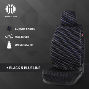 Housse de siège de voiture en tissu de luxe Marcan ARMADA PLUS, universelle, coussin de siège auto multicolores pour Toyota Honda Mercedes Benz - Product Image 1