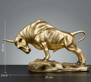 Artesanía Creativa <span class=keywords><strong>de</strong></span> Resina con Diseño Abstracto <span class=keywords><strong>de</strong></span> Toros <span class=keywords><strong>de</strong></span> Lucha Simulados para Decoración del Hogar, Sala <span class=keywords><strong>de</strong></span> Estar, Mueble <span class=keywords><strong>de</strong></span> TV y Vinoteca - Product Image 6