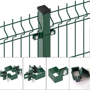 Clôture en fil métallique recouvert de poudre anti-UV, clôture de <span class=keywords><strong>sécurité</strong></span> périmétrique extérieure, clôture 3D - Product Image 3