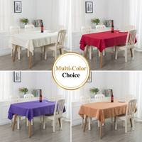 Nappe Rectangulaire Jacquard de Luxe à Bord Festonné Motif Floral Damassé pour Mariage, Banquet, Hôtel, Fête – Blanc, Rouge, Violet