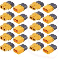 10 Paar XT60H-Buchsenstecker XT60H Upgrade-Steck verbinder Stecker mantel für Lithiumbatterie-RC-Steck verbinder zubehör
