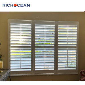 RICHOCEAN Ventilation minimaliste en alliage d'aluminium Sécurité Jalousie <span class=keywords><strong>Fenêtre</strong></span> Volets intérieurs Fenêtres pour la maison - Product Image 5