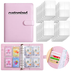 Carpeta de Planificación Financiera con Cubierta de Cuero PU A5, con Múltiples Ranuras para Tarjetas, Libro de <span class=keywords><strong>Contabilidad</strong></span> Desmontable, Cuaderno de Trabajo para Negocios - Product Image 1