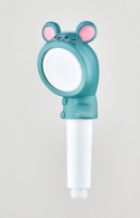 Douche à main moderne en plastique ABS écologique pour enfants, avec filtre en coton PP, jet unique, pour salle de bain