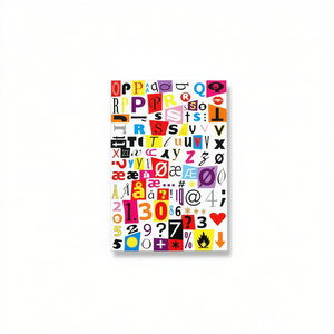 Foglio magnetico Ilan 14,5x21 cm, lettere, numeri e simboli colorati per artigianato e decorazioni fai da te - Product Image 2