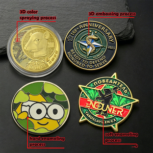 Moneta commemorativa 3D in metallo personalizzata OEM per conferenze e sfide, prodotta per eventi governativi a Tessalonica - Product Image 2