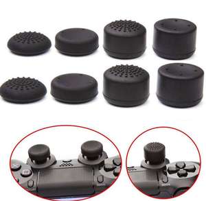 Kit de boutons en silicone pour manette <span class=keywords><strong>PS4</strong></span> 8 pièces Gamepap rehausser les capuchons de protection de la poignée du pouce - Product Image 3
