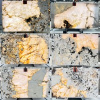 Dalle de quartzite Patagonia SH STONE, polie, émaillée, translucide, marbre Pandora pour mur, plan de travail de cuisine, plan de travail, dessus de table