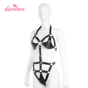 Dierlove Jarretelles en cuir sexy pour femmes, ceinture à franges, accessoires de lingerie, assorti à tout, articles pour adultes, taille unique, uni - Product Image 4