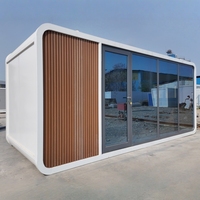 Bâtiment modulaire préfabriqué écologique : maison de conteneurs résidentielle, bureau, chambre d'hôtel capsule, villa de conteneurs préfabriquée