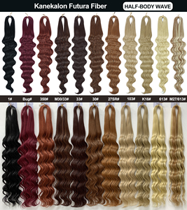 Trenzas de Ganchillo Onduladas de Color <span class=keywords><strong>Rubio</strong></span>, Diferentes Estilos, Sin Enredos ni Caída, Cabello para Trenzar de Ganchillo - Product Image 6