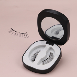 Faux <span class=keywords><strong>cils</strong></span> magnétiques moelleux en gros, emballage personnalisé, couleur personnalisée - Product Image 2