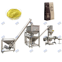 Mélangeur à ruban horizontal de sortie d'usine 500g 1kg 2kg 5kg farine détergent poudre mélange pesage remplissage ligne d'emballage