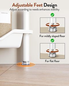 Estante de Almacenamiento para Ahorrar Espacio en la Esquina - Organizador de Plástico de 3 Niveles para Baño, Cocina y Entrada - Product Image 5