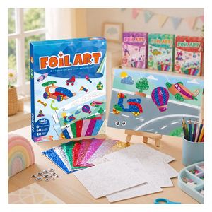 Set de Pintura con Láminas DIY de Unicornio Mágico, Tarjetas de Papel Iridiscente, Arte Fantástico, Tiempo Tranquilo, Sorpresa de Cumpleaños para Niñas - Product Image 6