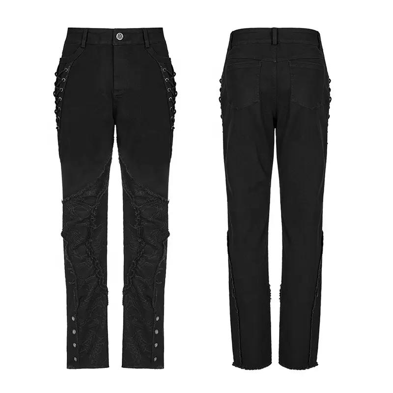 PUNK RAVE WK-553XCM Gothic Punk HipHop Streetwear Pants Designer Fashion Trousers Men Zipper Long Pants