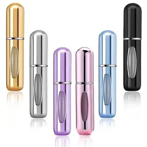 5Ml 8Ml Lege Parfum Geschenk Cosmetische Container Navulbare Aluminium Verstuiver Herbruikbare Draagbare Mini Navulbare Spuitfles