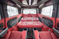 Siège de voiture canapé chaise avec console MBS table pour Benz Vito canapé-lit chaise de massage pour Hiace Mpv Van sprinter V250 V300