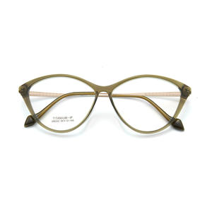 Monture de lunettes Danyang Cat Eye M8242, branches en titane, anti-déformation, monture complète, verres en résine, unisexe - Product Image 1