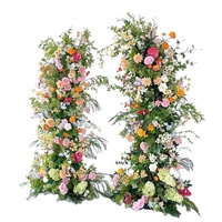 Kunstbloemenboeket achtergrond zijde bloemen bruiloft ceremonie podiumdecoratie buiten evenement presentatie milieuvriendelijk waterdicht