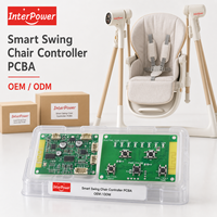 Chaise à bascule intelligente pour bébé PCB IR 433 2.4G Solution PCBA à télécommande Balançoire multi-vitesses Minuterie musicale Appareil de maternité OEM ODM