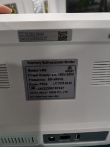 Moniteur <span class=keywords><strong>patient</strong></span> multiparamètre pour hôpital OSCAT VM9 Veterinary Equipment <span class=keywords><strong>ICU</strong></span> avec <span class=keywords><strong>ECG</strong></span>, SpO2, respiration et température du NIBP - Product Image 5