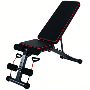 Foldable Adjustable <b>Dumbbell</b> Bench with Abdominal & Chest Press Features for Unisex - Product Image 3