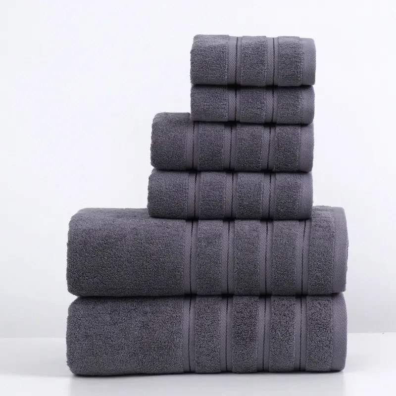 Hot Selling High Quality 100% Cotton Microfiber Fabric Square Bath Towel Customized Size and Color for Adults
