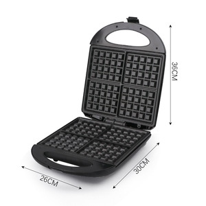 Máquina Eléctrica Personalizada para Hacer Mini Waffles Belgas de Burbujas, 4 Porciones, para Uso Doméstico - Product Image 5