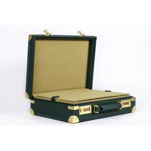 Estuche de Madera de Alta Calidad para Relojes, con Múltiples Posiciones, Color Verde, con Contraseña, de Cuero, para Colección de Relojes - Product Image 5