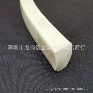 แถบโฟมซิลิโคน 8 มม. รูปสี่เหลี่ยมผืนผ้า ทนความร้อนสูง สำหรับงานอุตสาหกรรม - Product Image 3