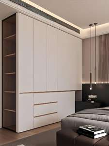 Armoire de style moderne, armoire de chambre légère, <span class=keywords><strong>placard</strong></span> portable économique, armoire coulissante avec portes. - Product Image 3