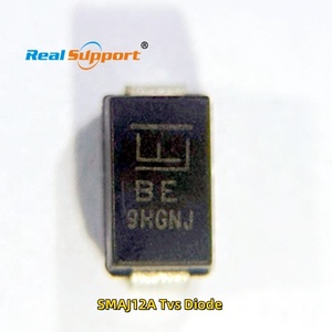 Ban đầu smaj <span class=keywords><strong>smaj12a</strong></span> bề mặt gắn kết TVS <span class=keywords><strong>Diode</strong></span> 12vwm 19.9vc do214ac triệt tiêu Điện áp thoáng qua - Product Image 1
