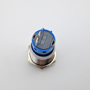 מתג לחצן M19 עם נעילה עצמית, 3 פינים, נירוסטה - Product Image 3