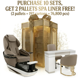 Vietnam Beauty : Achetez 10 kits, obtenez 2 palettes de revêtements pour spa offertes, et un fauteuil de pédicure électrique automatique confortable avec équipement pour ongles - Product Image 1