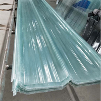 Tôle de toiture ondulée en FRP transparente résistante aux UV |   Panneau de lucarne en fibre de verre à prix d'usine pour entrepôt industriel