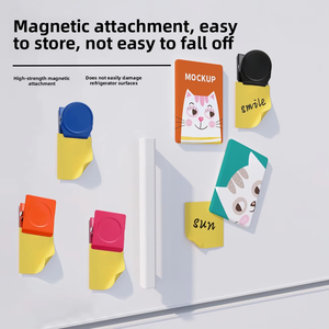 Clips magnétiques colorés pour réfrigérateur, supports multi-usages pour documents et <span class=keywords><strong>photos</strong></span>, largement utilisés pour la maison, la cuisine, l'école, l'entrepôt, le bureau - Product Image 3