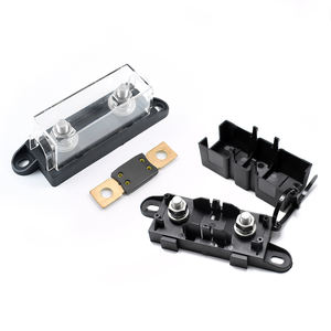 Автомобильный автомобильный держатель предохранителей на болтах M8 ANL держатель предохранителя с черным основанием и прозрачной крышкой для автомобиля корабль - Product Image 5