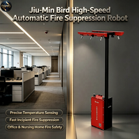 Robot anti-incendie, détection de température, sécurité incendie au bureau, protection incendie pour maisons de retraite, extinction d'incendie précoce