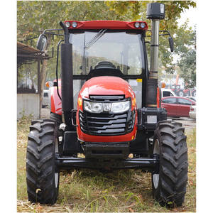 504 Tracteur forme Chine 50HP 45HP 55HP 60HP 4X4 4WD CE approuvé ferme double forte boîte de vitesses diesel mini tracteur wd-40 <span class=keywords><strong>wd40</strong></span> 40wd - Product Image 4