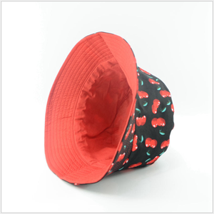 De algodón impreso <span class=keywords><strong>maceta</strong></span> sombrero de doble <span class=keywords><strong>cara</strong></span> sombrero de pescador flamingo sombrero para los hombres y las mujeres - Product Image 3