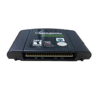 Cartouche de jeu en anglais pour console Nintendo 64, version américaine, Black <span class=keywords><strong>WWF</strong></span> <span class=keywords><strong>Wrestlemania</strong></span> 2000 - Product Image 1
