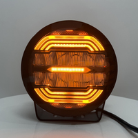 Projecteur de travail LED 7 pouces 90W 8500lm en aluminium 6000K DC 10-30V, design unique, bonne durabilité, phare antibrouillard LED