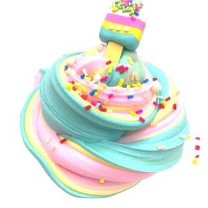 Hot Sale 60ml Eco-Friendly Plastic Clay Yellow Colorful <b>Magic</b> Changing Fluffy Slime Playdough Butter Foaming Rubber Cross-Border - Product Image 1