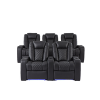 Frank Möbel Chesterfield Kunstleder Verstellbares Relaxsofa-Set für Hotelgebrauch Modernes Design