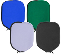 Housse de protection en néoprène personnalisée pour raquette, accessoires de raquette à sublimation compatibles avec les sports de pickleball