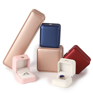 Custom logo Pu Leather Custom Bangle Bracelet Pendant <b>Ring</b> Necklace Jewelry <b>Boxes</b> with Crown Packaging <b>Boxes</b> Jewellery - Product Image 4