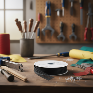 Nastro in Tessuto ILAN 4.0Cm 27M Nero Madrid Parigi Londra Tokyo Milano - Product Image 2